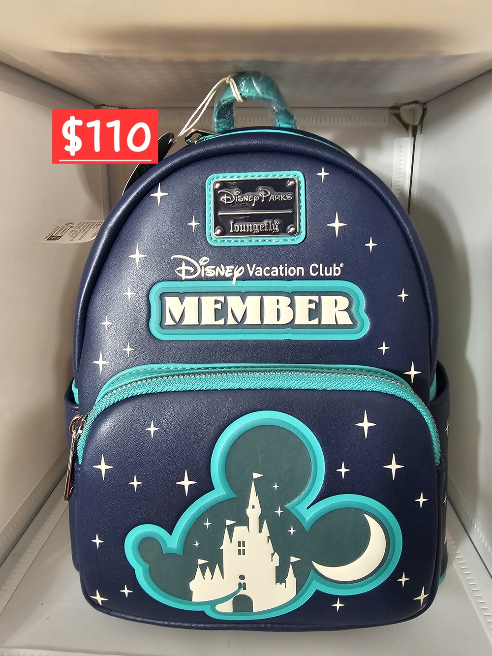 Disney Vacation Club Backpack - Navy & Teal MEMBER Loungefly